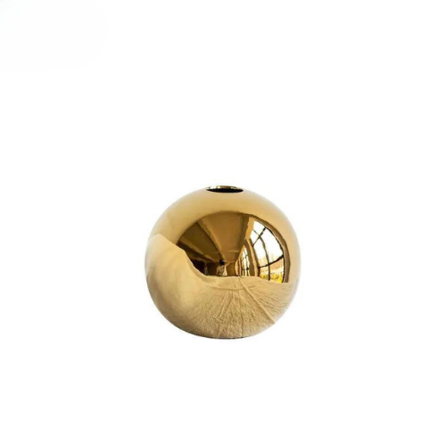 Golden Ball Ceramic Vase - Renée Laurént