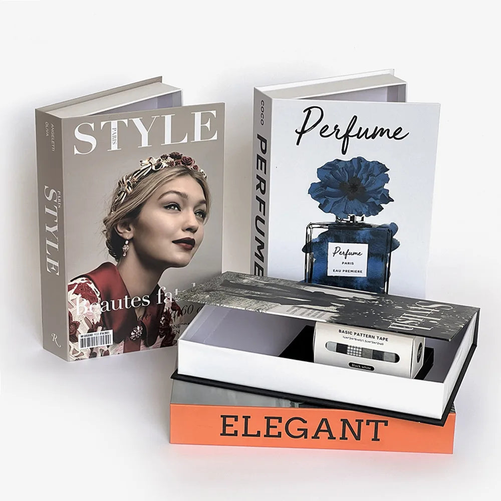 Fashion Art Decoration Openable Books With Storage Box - Renée Laurént