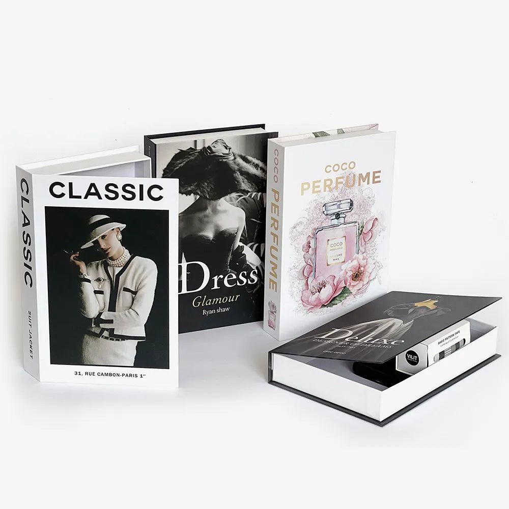 Fashion Art Decoration Openable Books With Storage Box - Renée Laurént