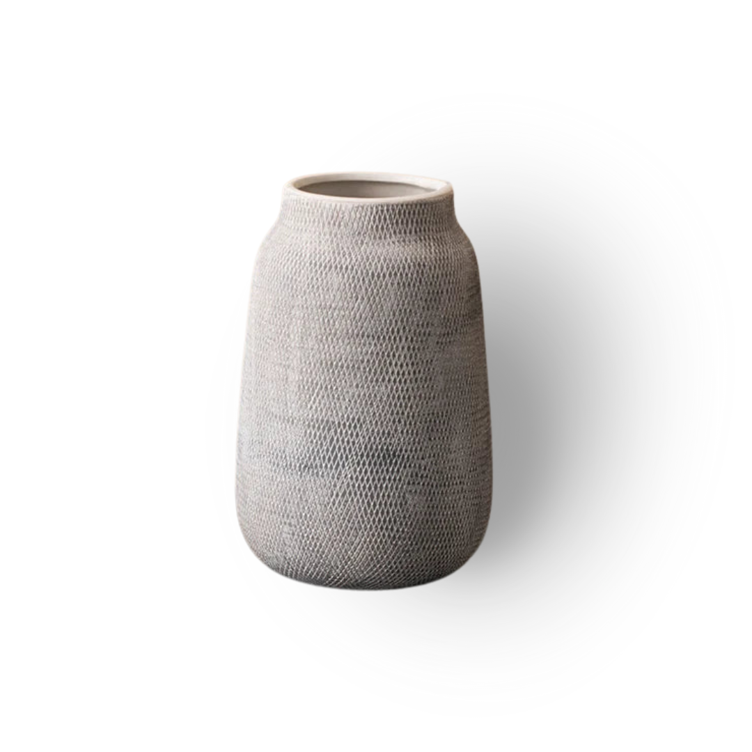 Ceramic Nordic Mesh Vase - Renée Laurént