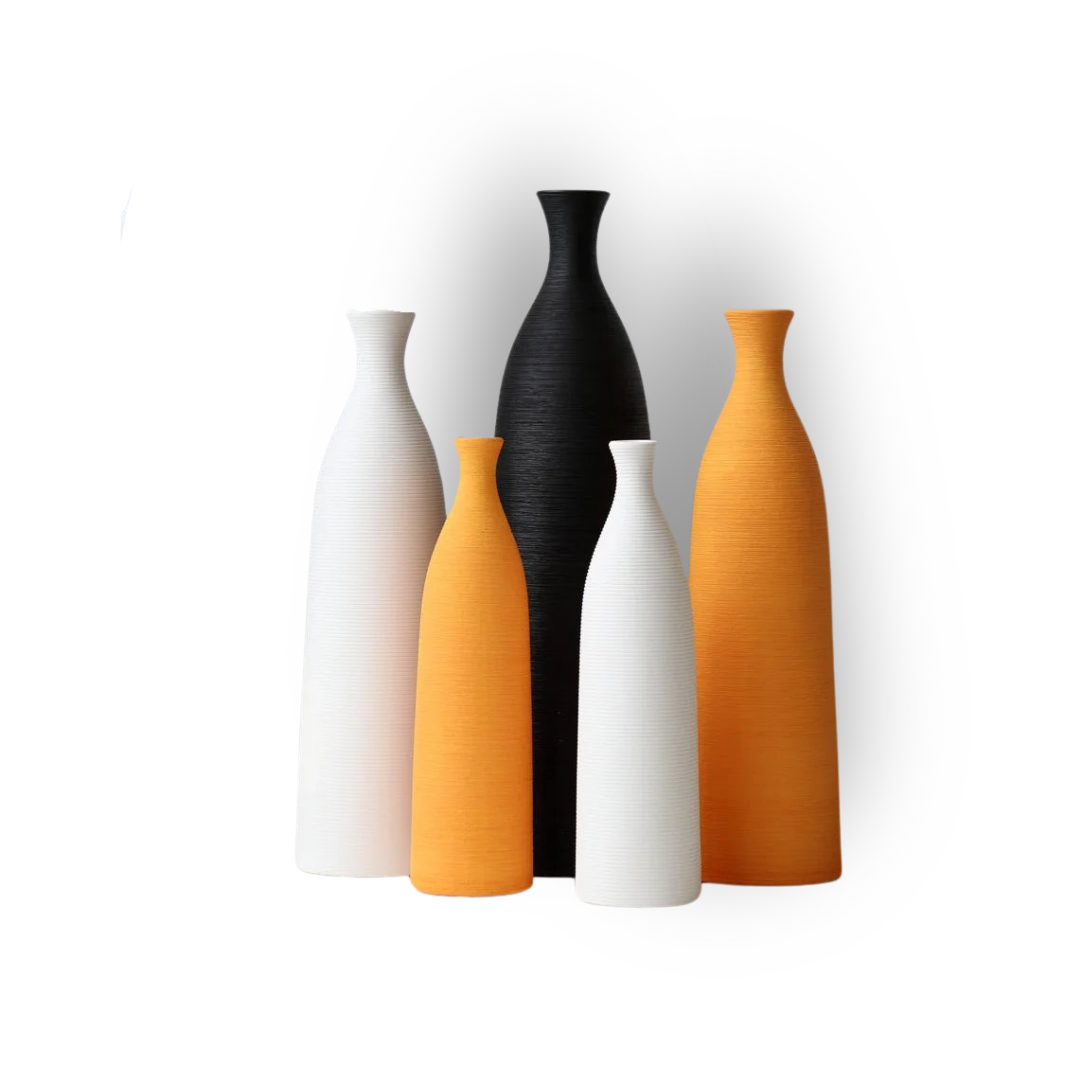 Modern Minimalist Handmade Art Zen Ceramic Vase - Renée Laurént