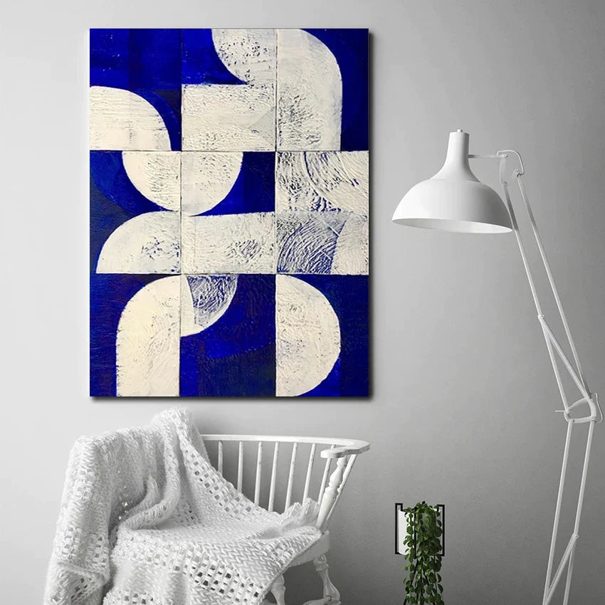 Blue Abstract - Renée Laurént