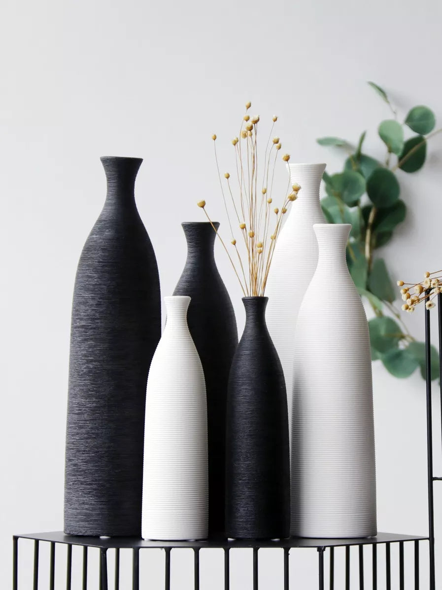Modern Minimalist Handmade Art Zen Ceramic Vase - Renée Laurént