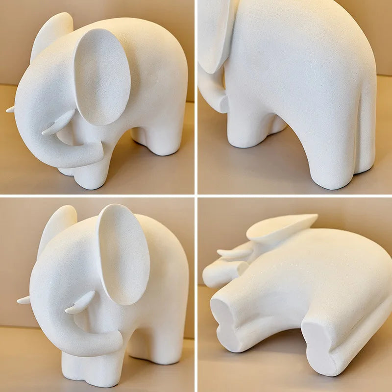 Nordic Style Elephant Figurine - Renée Laurént