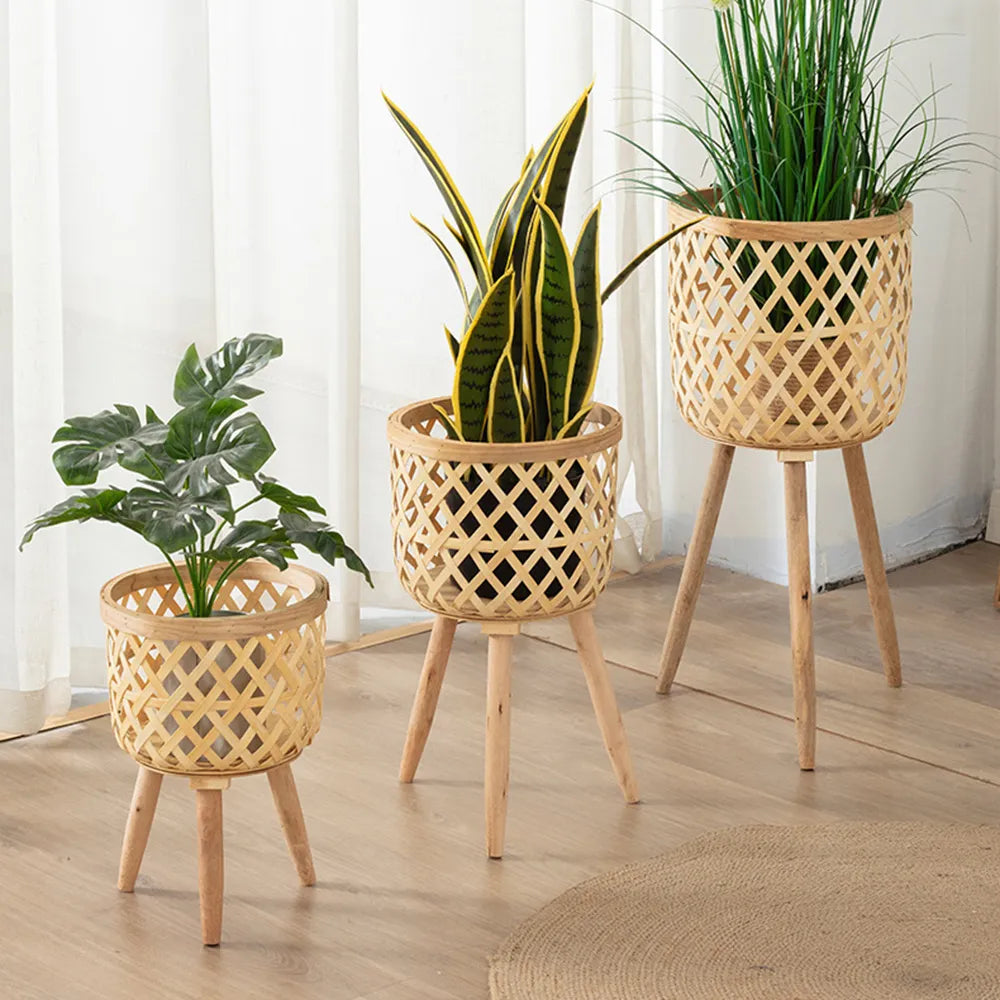 Handmade Bamboo Pot - Renée Laurént