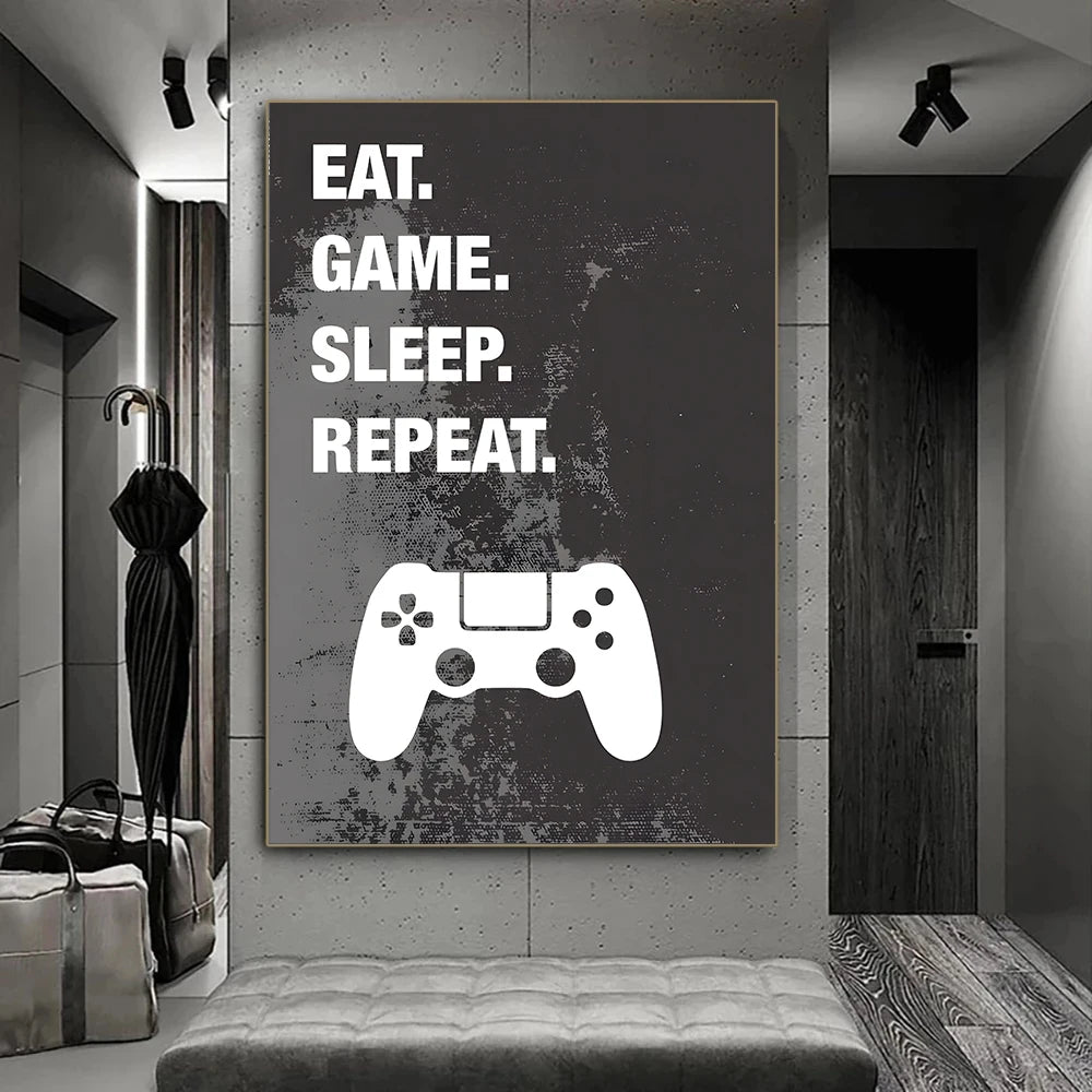 Ink Water Game Controller Art Posters - Renée Laurént