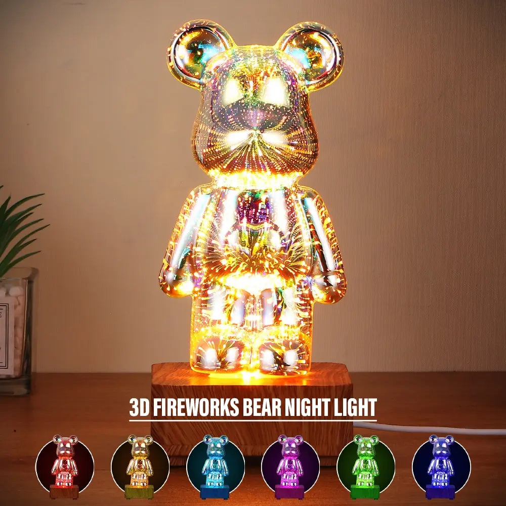 Bear Fireworks Lamp - Renée Laurént