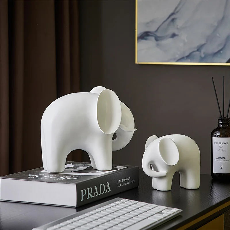 Nordic Style Elephant Figurine - Renée Laurént