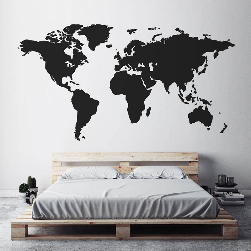 World Map Wall  3D Acrylic Wall Stickers - Renée Laurént