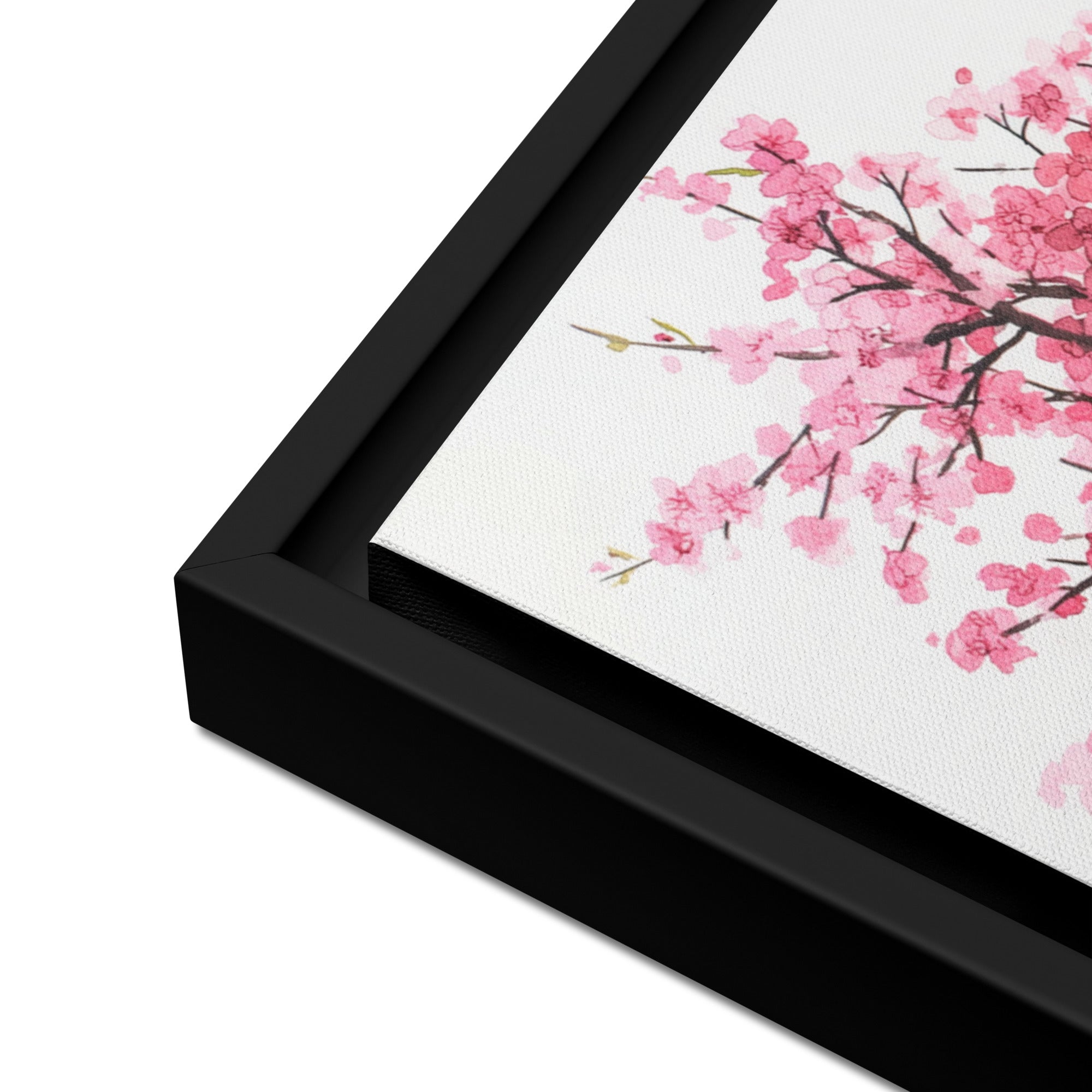 Cherry Blossom - Framed canvas unique art - Renée Laurént