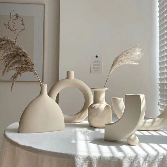 HALFDAN Scandinavian Ceramic Vase - Renée Laurént