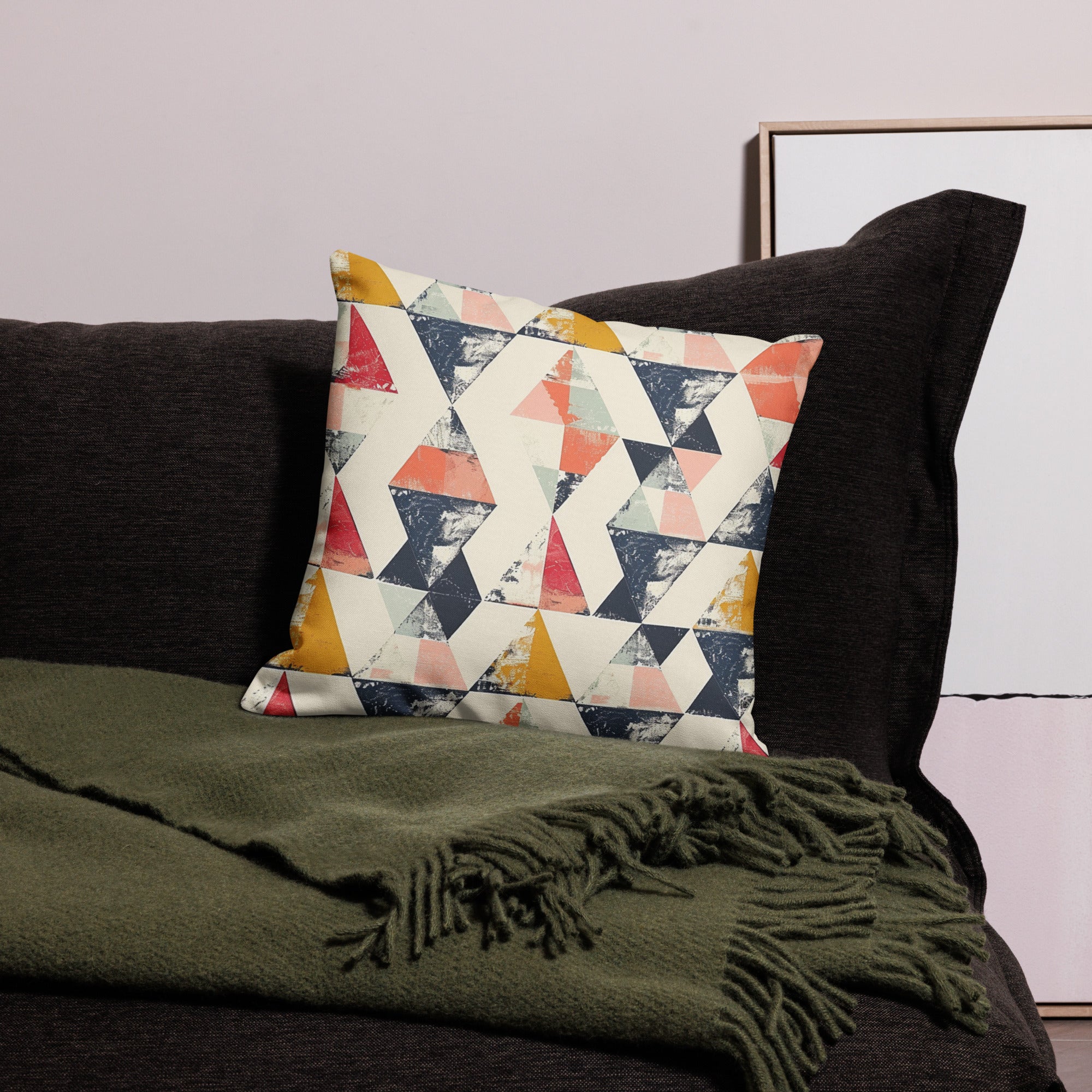 Scandinavian Geometry - Premium Pillow - Renée Laurént